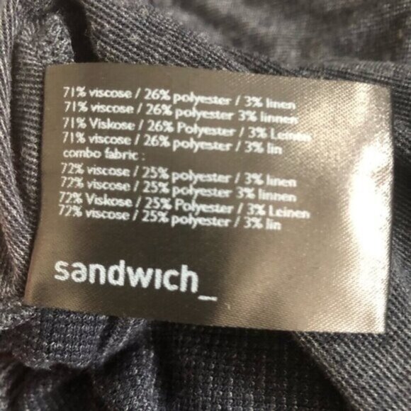 Sandwich long sleeve Henley shirt  size Medium - Picture 4 of 4